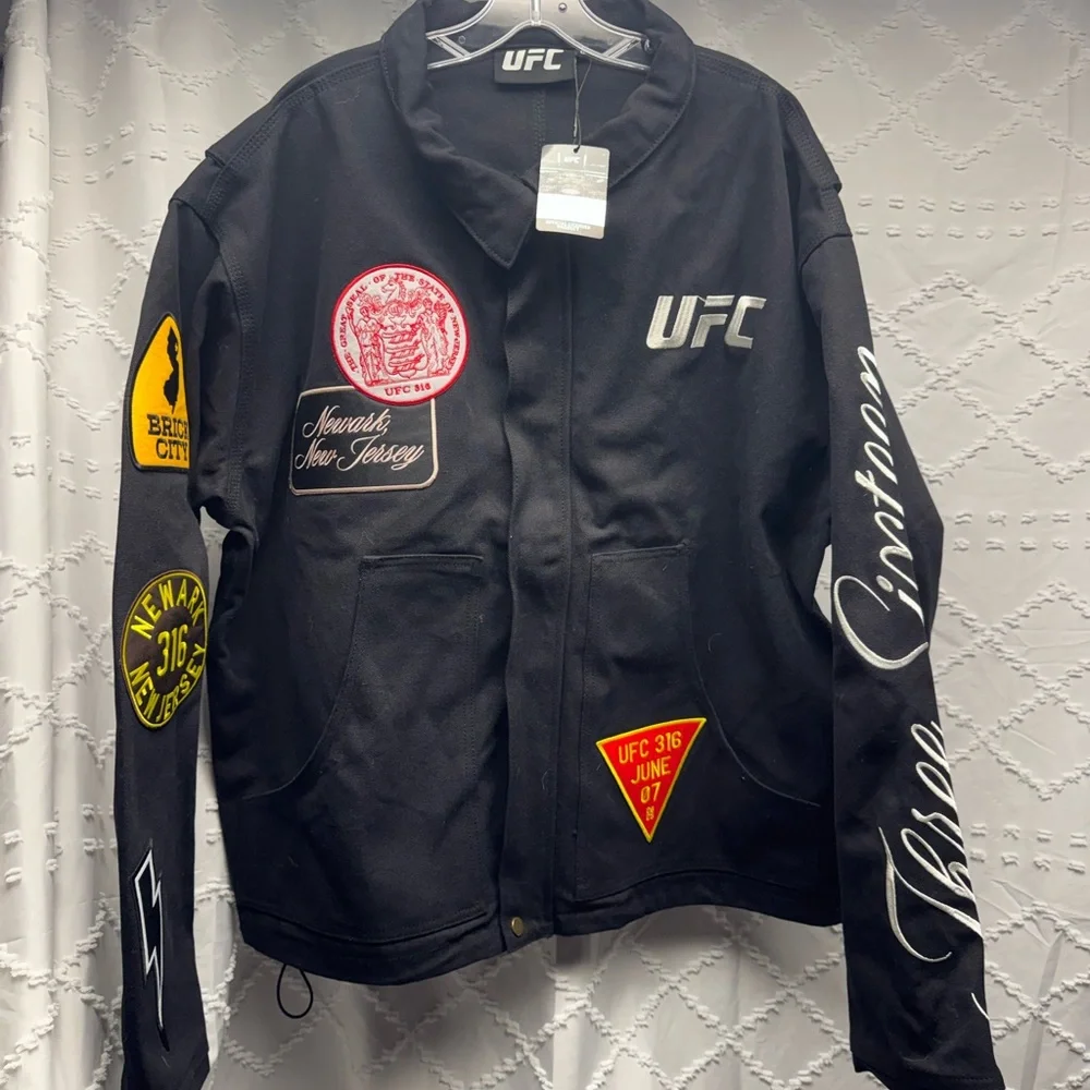 UFC 316 Newark New Jersey
Patchwork Full-Zip Canvas Jacket NWT - Picture 1 of 7